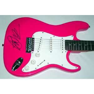 Roger Waters Autographed Signed Pink Guitar & Video Proof Floyd