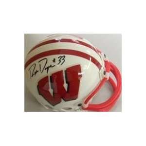 Ron Dayne autographed Football Mini Helmet (Wisonsin Badgers)