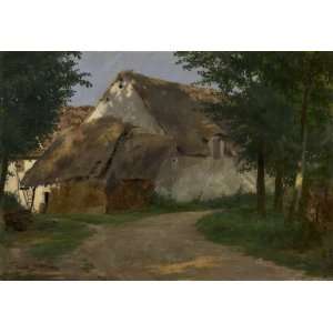 FRAMED oil paintings   Rosa Bonheur   24 x 16 inches   The Farm at the 
