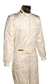 Sabelt Reflex race driving suit white shiny nomex FIA size 52,56 and 