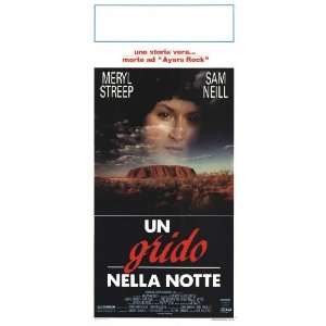   in the Dark Poster Italian 13x28 Meryl Streep Sam Neill Bruce Myles