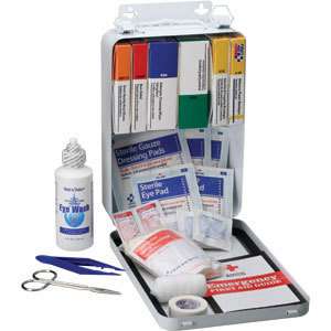 Vehicle First Aid Kit w/Gasket (Metal)  