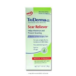  TriDERMA Scar Block, Triderma Scar Reliever 1 oz, (1 EACH 