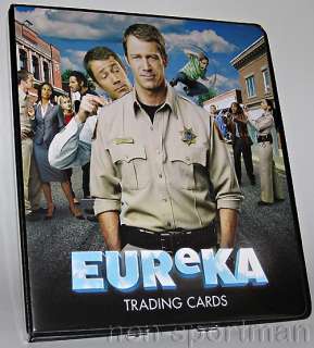 THIS IS A EUREKA SEASON 1 AND 2 BINDER WITH PROMO P1 AND P3 IN GREAT 