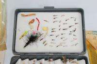 Vintage Fly Fishing Flys, Kit Tails, Bear, Feathers Orvis  