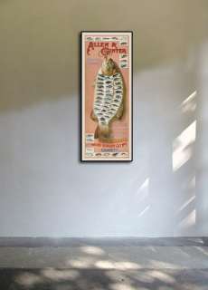 1890s Allen & Ginter Virginia Brights Poster   10x24  
