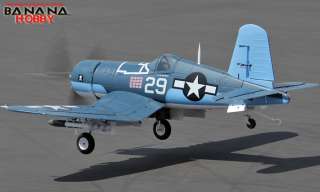 Folding Wing 8 CH Electric 2.4GHz Super F4U Corsair RC Warbird 