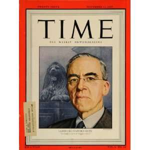  1947 Cover TIME Sir Stafford Cripps UK Boris Chaliapin 