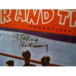  Holloway, Sterling LP Signed Autograph Peter And The Wolf 