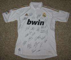 2011 12 Real Madrid team signed jersey shirt Cristiano Ronaldo 