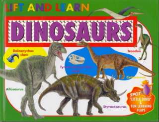   LEARN DINOSAURS Wonderful Flap Board Book for Little Paleontologists