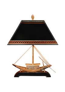 NEW WILDWOOD SAILING BOAT LAMP FIGURAL COSTAL BEACH  