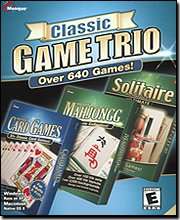 Masque Classic Game Trio Mahjongg Solitaire Card PC Mac 098252102269 