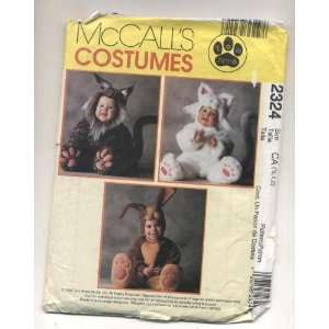  McCalls Cosumes Rabbit, Cat, Bobcat, Sewing Pattern #2324 