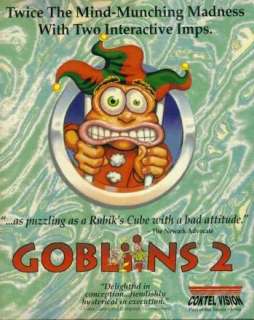 Gobliins 2 + Manual PC twisted adventure puzzle game 3  