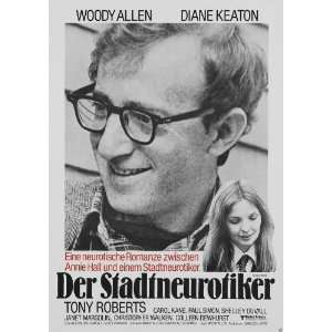   German 27x40 Woody Allen Diane Keaton Tony Roberts