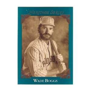 Wade Boggs 1992 Leaf Studio Heritage Baseball Insert (Boston Red Sox)