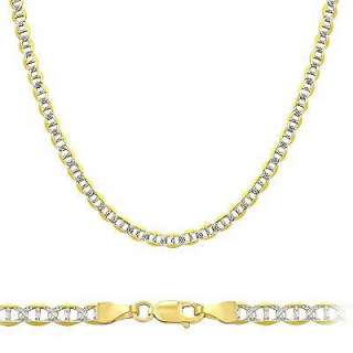 14k Two Tone Gold Gucci Mariner Chain Necklace 2.1mm 18  