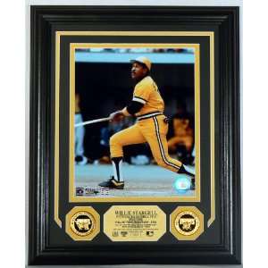 Willie Stargell Photo Mint w/two 24KT Gold Coins
