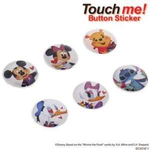  Disney 110th Anniversary Touch me Button Stickers for iPhone, iPod 