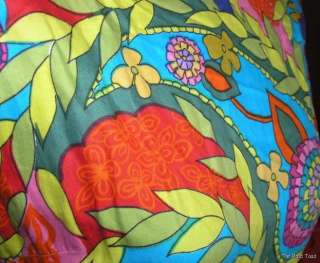 Sz S Groovy Colorful 1960s Psychadelic Hawaiian Floral Sun Fashions 