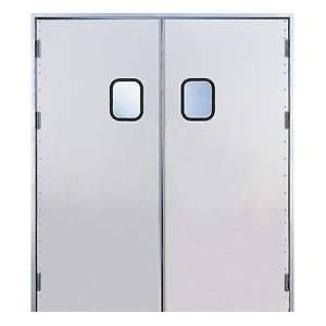   Al 125 1 6 X 8 Twin Panel Aluminum Impact Door 