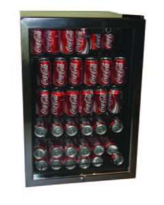 Haier HBCN05FVS 150 Can Beverage Center Refrigerator W/ Lock  