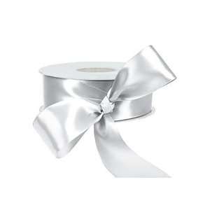  Wrights Double Face Satin Ribbon White 2.25 Inch 10 Yds 
