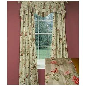    JC Penney Floral Lined Curtain Set Colleen 63L