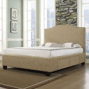 Venice X 4 Drawer Storage Bed Size King, Color Almond  