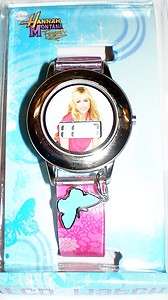 Hannah Montana Forever Pink LCD Watch w/ Butterfly Charm  
