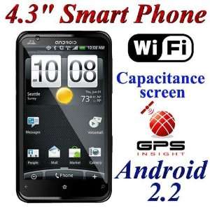   Dual Sim Wifi Android 2.2 Smart Phone Cell Phone Dhl Ship & 1 Year