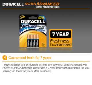  Duracell Ultra AA Alkaline Batteries, 8 Count Package 