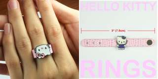   HELLOKITTY RINGS SLIDE CHARMS FOR GIRLS BIRTHDAY PARTY FAVOR GIFTS BIN