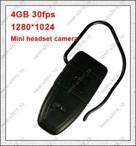   Hidden Bluetooth Earphone headset Spy Camera Voice Recorder DVR  