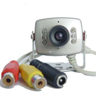 Mini Hidden IR Color Security Surveillance Night Vision CCTV wired Spy 