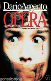 OPERA Movie Poster Horror Dario Argento Suspiria   