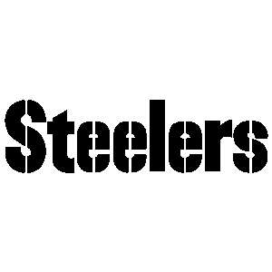 Steelers Lettering Text 10 Auto Car Truck Window Sticker / Banner 