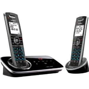 DECT 6.0 Cordless Expandable 2 Handset Phone/Answering System with 