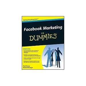  Facebook Marketing For Dummies [PB,2009] Books