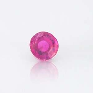  Round Ruby Facet 0.42 ct Gemstone Jewelry