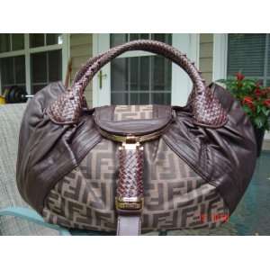  Fendi Handbag Spybag Brown 