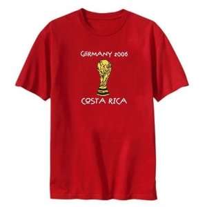  T Shirt  World Cup 2006 Costa Rica  Country Sports 