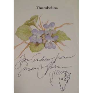 ILLUSTRATOR SIGNED Thumbelina   Hans Christian Andersen   Vintage 