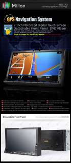 G2217U Milion 7 HD LCD TV 2Din Car GPS DVD Player 8d  
