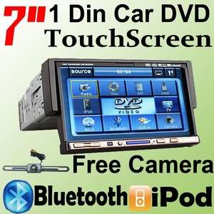 Ouku D3207 7 inch TouchScreen 1 Din Car DVD Player TV Stereo USB+Free 