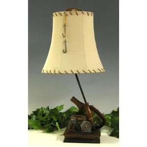 Fishing Net and Creel Table Lamp