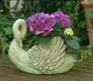 Decorative Indoor or Outdoor Swan Planter by Valerie  