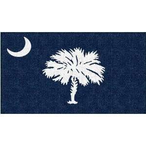   Palmetto Moon Blue Placemat   19 x 13 Placemat