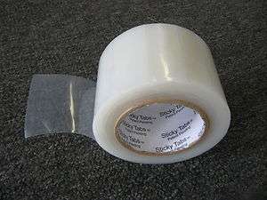 Carpet Cleaning Sticky Tabs 3 x 3.5, 100 Roll  